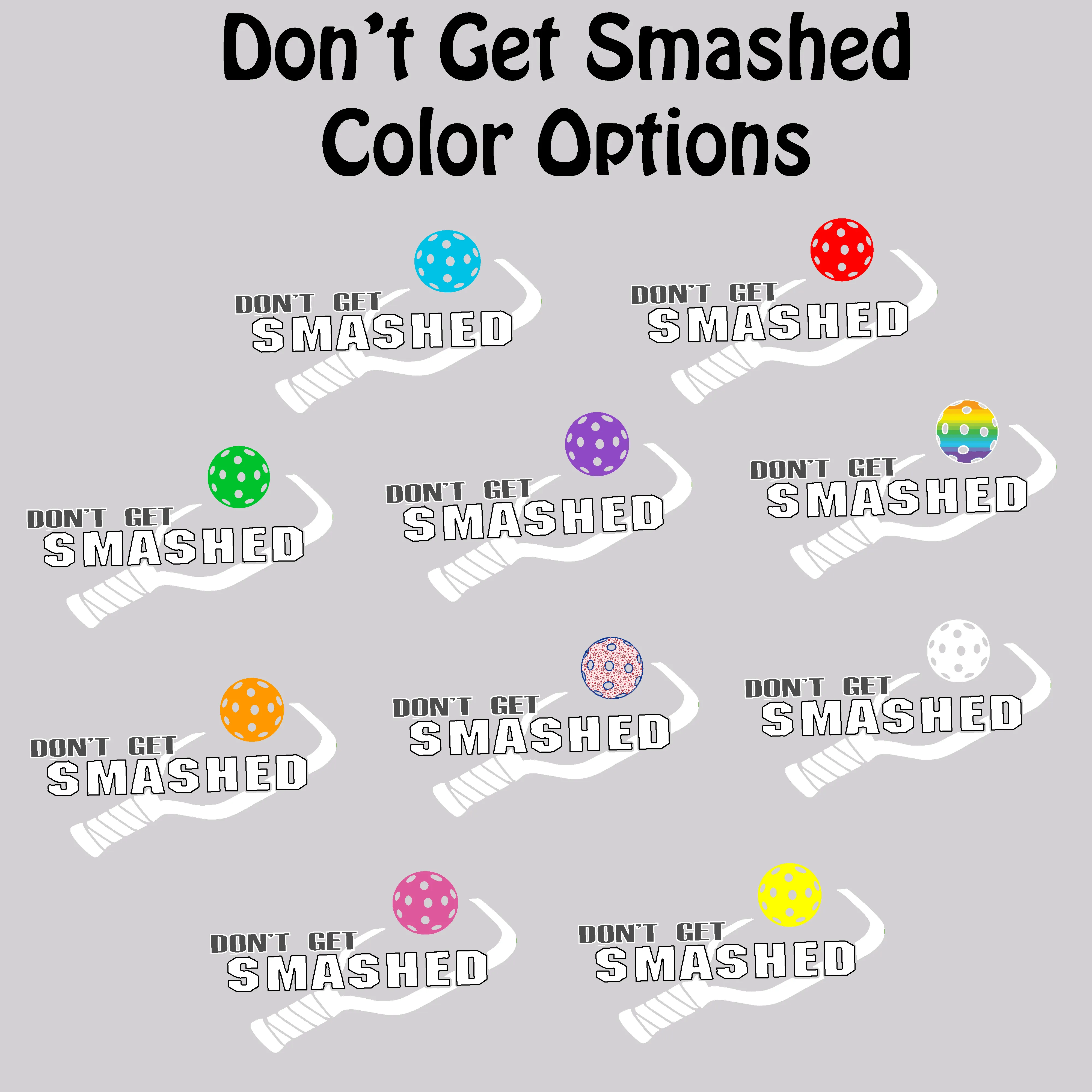 Don't Get Smashed (Patriotic Stars Pickleball) | Youth Short Sleeve Pickleball Shirts | 100% Polyester