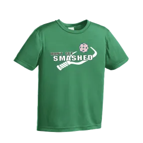 Don't Get Smashed (Patriotic Stars Pickleball) | Youth Short Sleeve Pickleball Shirts | 100% Polyester