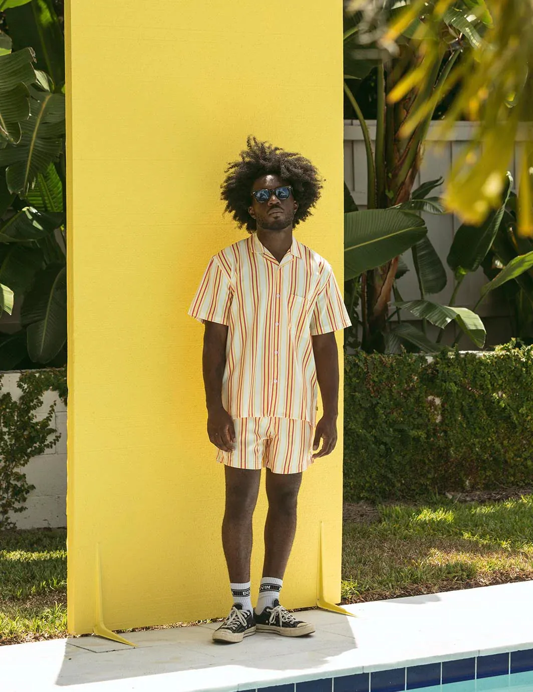 Duvin  Stripe Leisure Stretch Buttonup