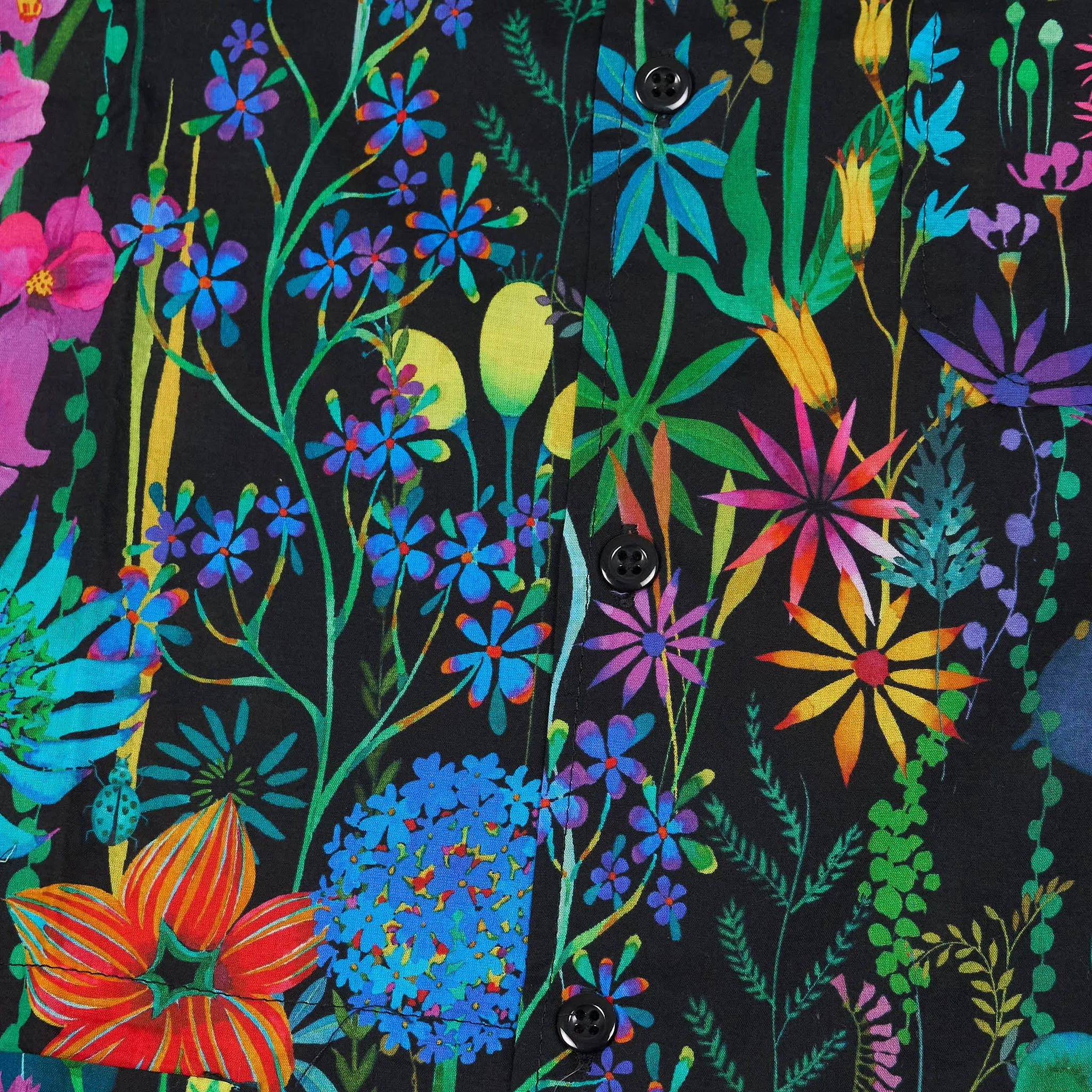 Engineered Garment Hawaiian Short Sleeve Floral Shirt