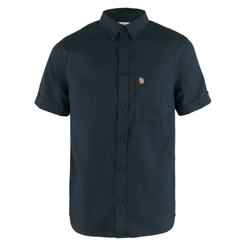 FJÄLLRÄVEN Men's Ovik Travel Short Sleeve Shirt