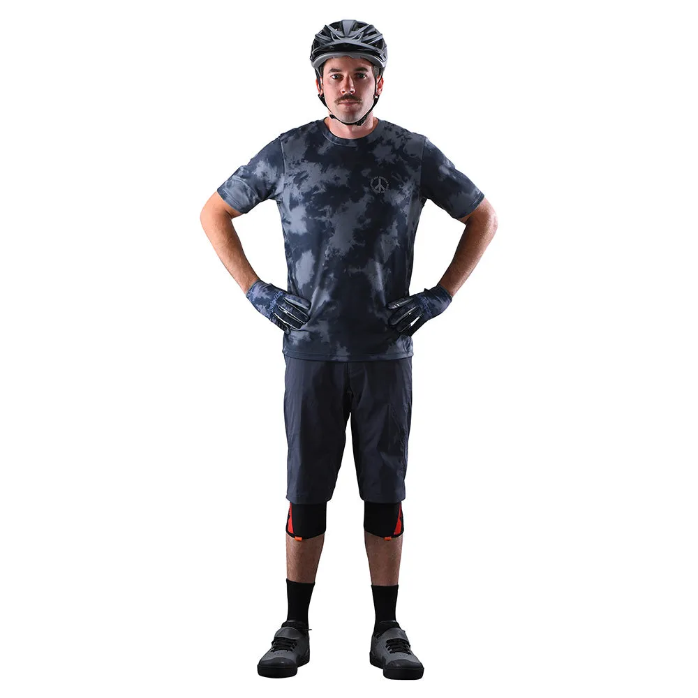 Flowline SS Jersey Plot Charcoal