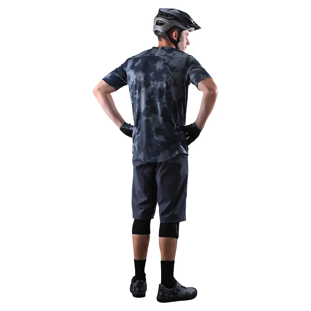 Flowline SS Jersey Plot Charcoal