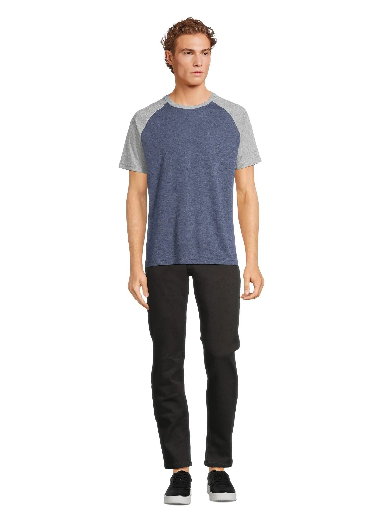 George Men's & Big Men's 2-Pack Raglan Sleeve Tee, Sizes S-3XL