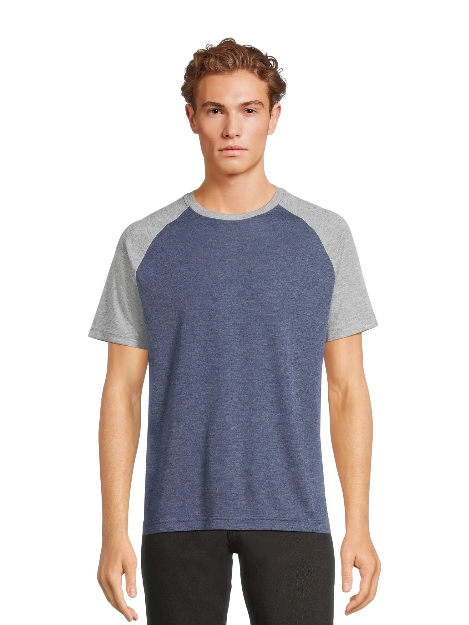 George Men's & Big Men's 2-Pack Raglan Sleeve Tee, Sizes S-3XL