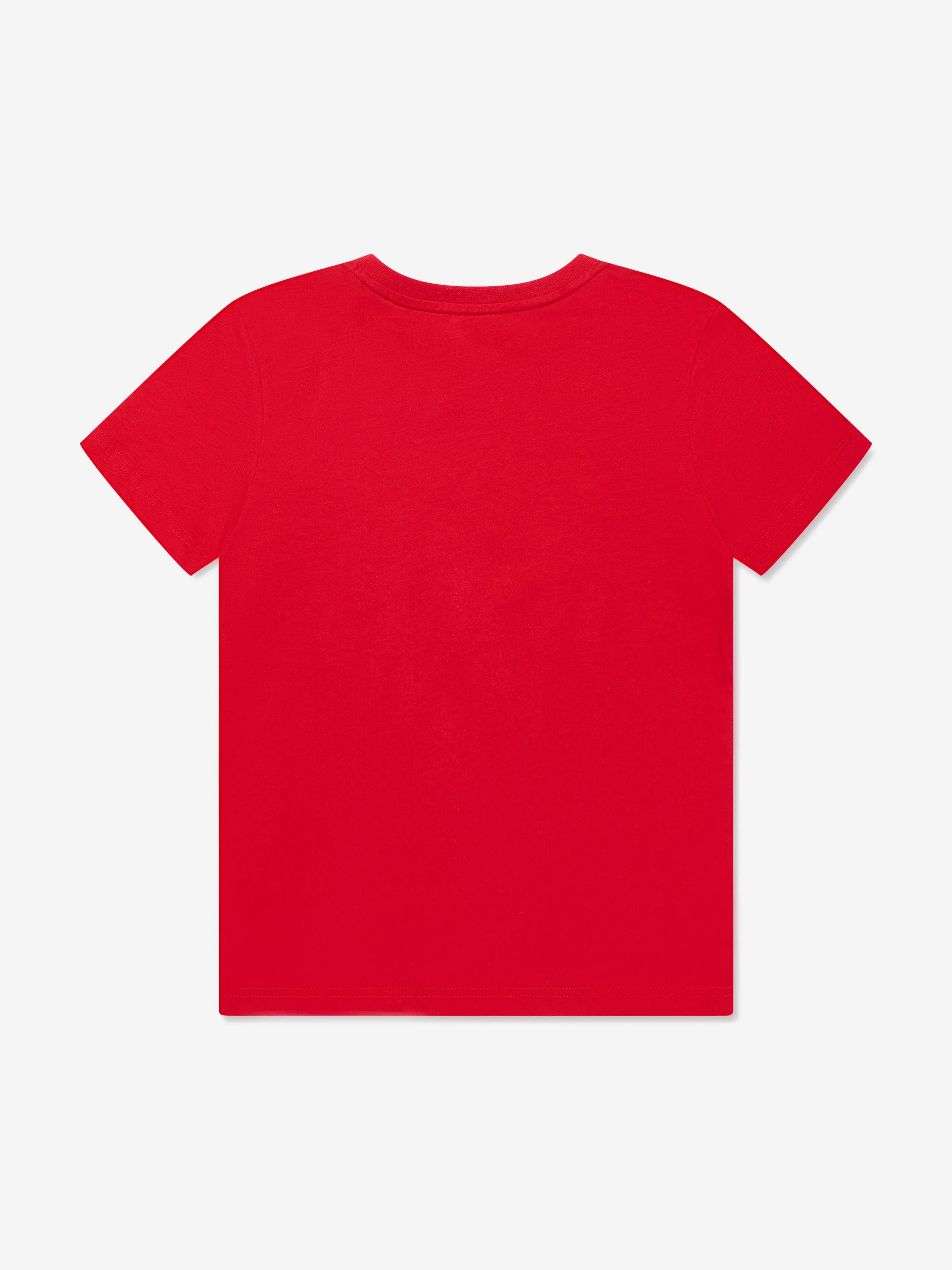 Givenchy Boys Paris Logo Print T-Shirt in Red