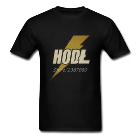 HODL Litecoin T Shirt Short Sleeve Custom Tshirt MenS New Style Cotton Crewneck T Shirts Fitness Men