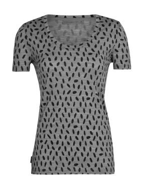 Ice Breaker Women's Tech Lite II Short Sleeve Scoop Tee 1000 Footsteps
