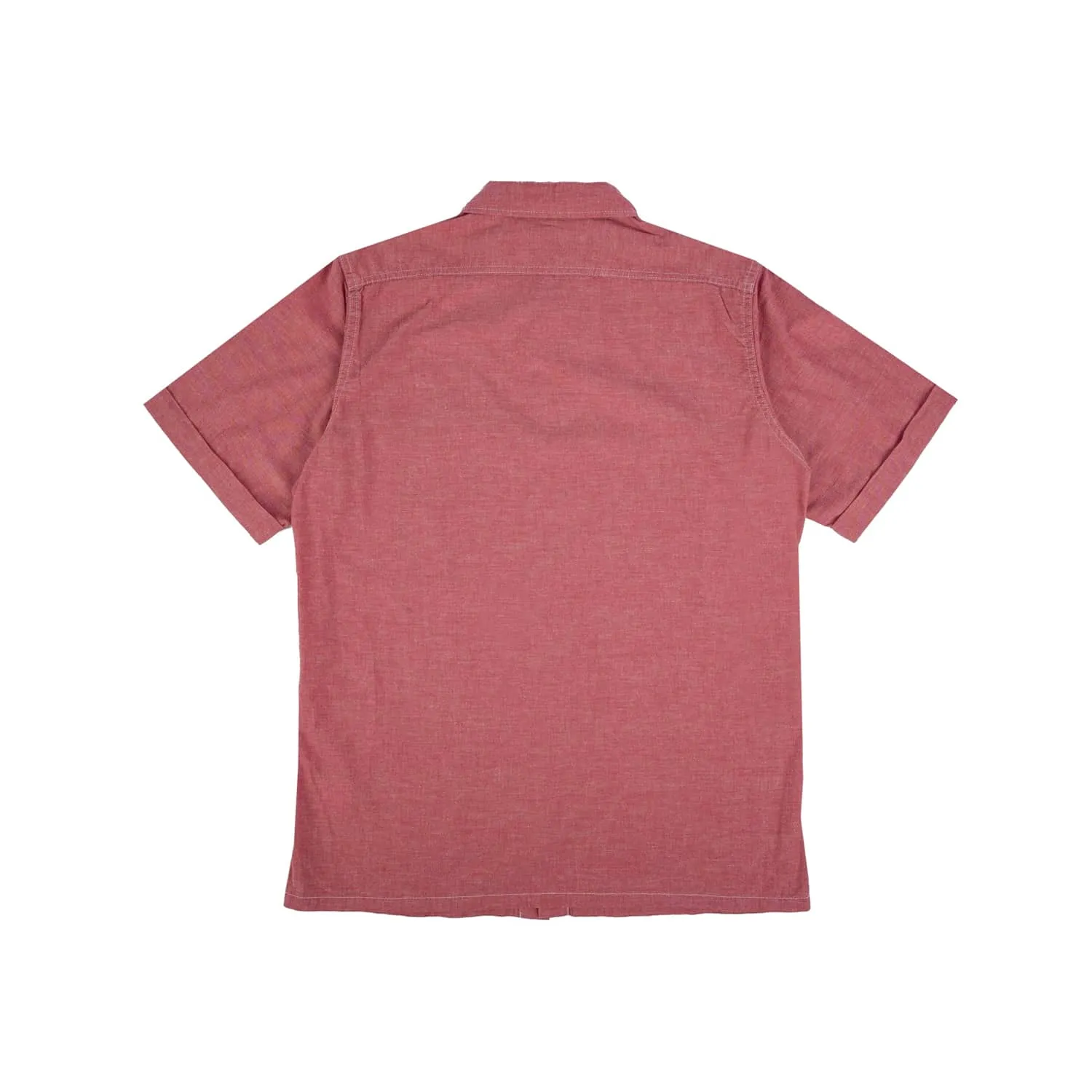 Iron Heart IHSH-388-RED Short Sleeved Summer Shirt Red FINAL SALE