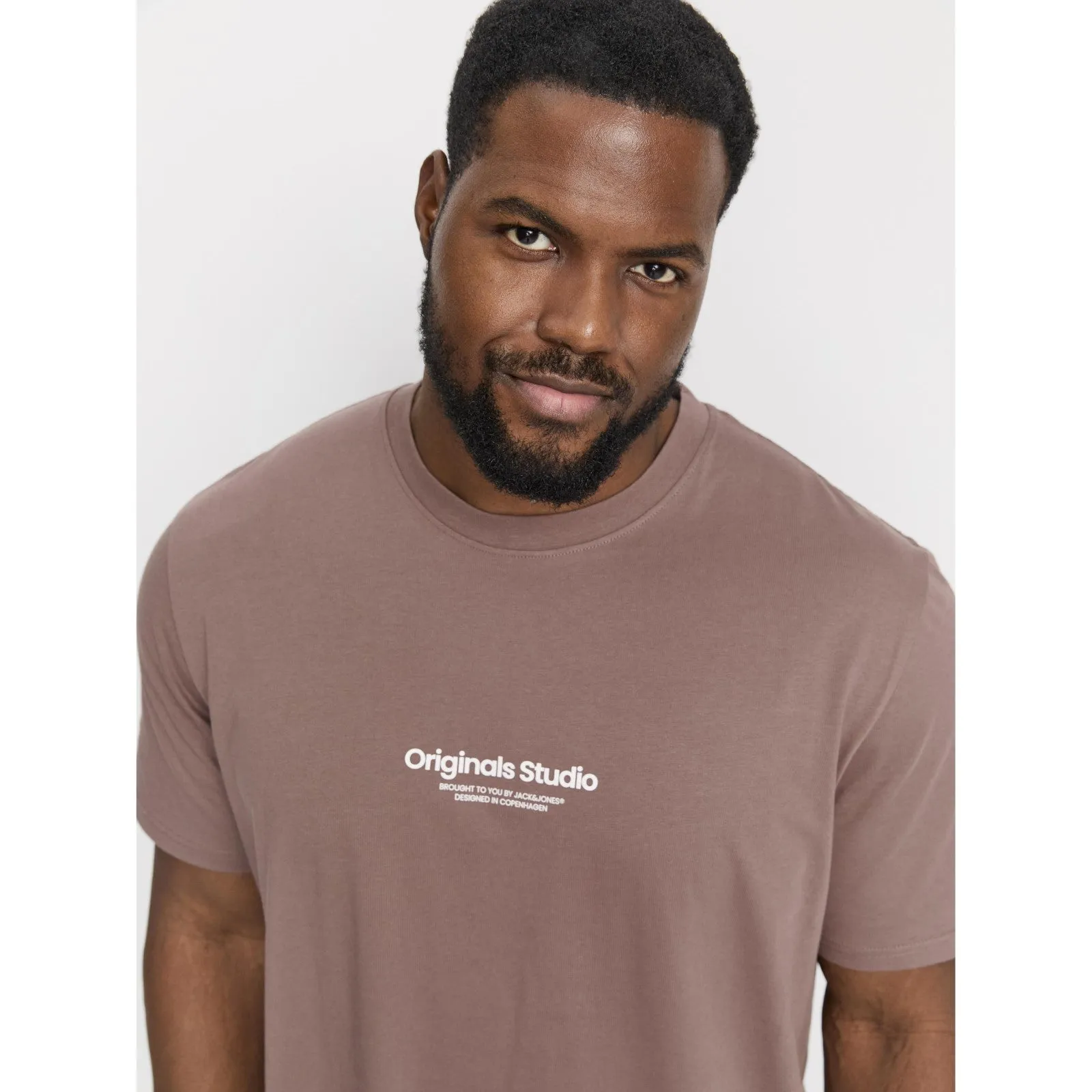 Jack & Jones Mens Vesterbro Crew Neck Big & Tall Short Sleeve T-Shirt