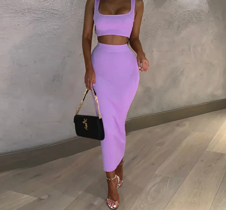 Knitted Two Piece Set