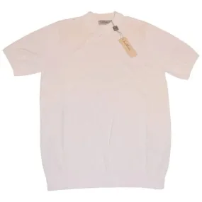 Lavane Short Sleeve Mock Neck Shirt - Cream