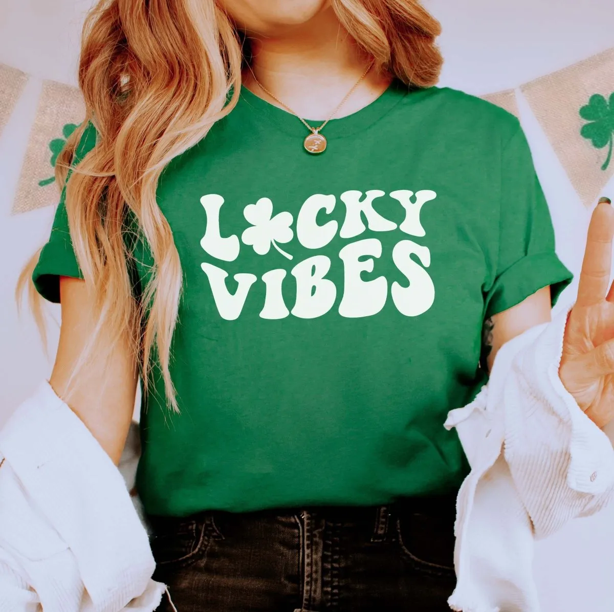 Lucky Vibes Wholesale Tee