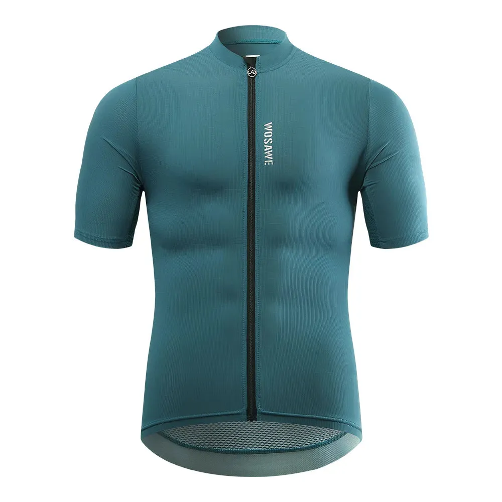 Men Cycling Jersey Short Sleeve Reflective Quick Dry MTB Biker Shirts Downhill Jersey Pro Team Mountain Bicycle Clothing