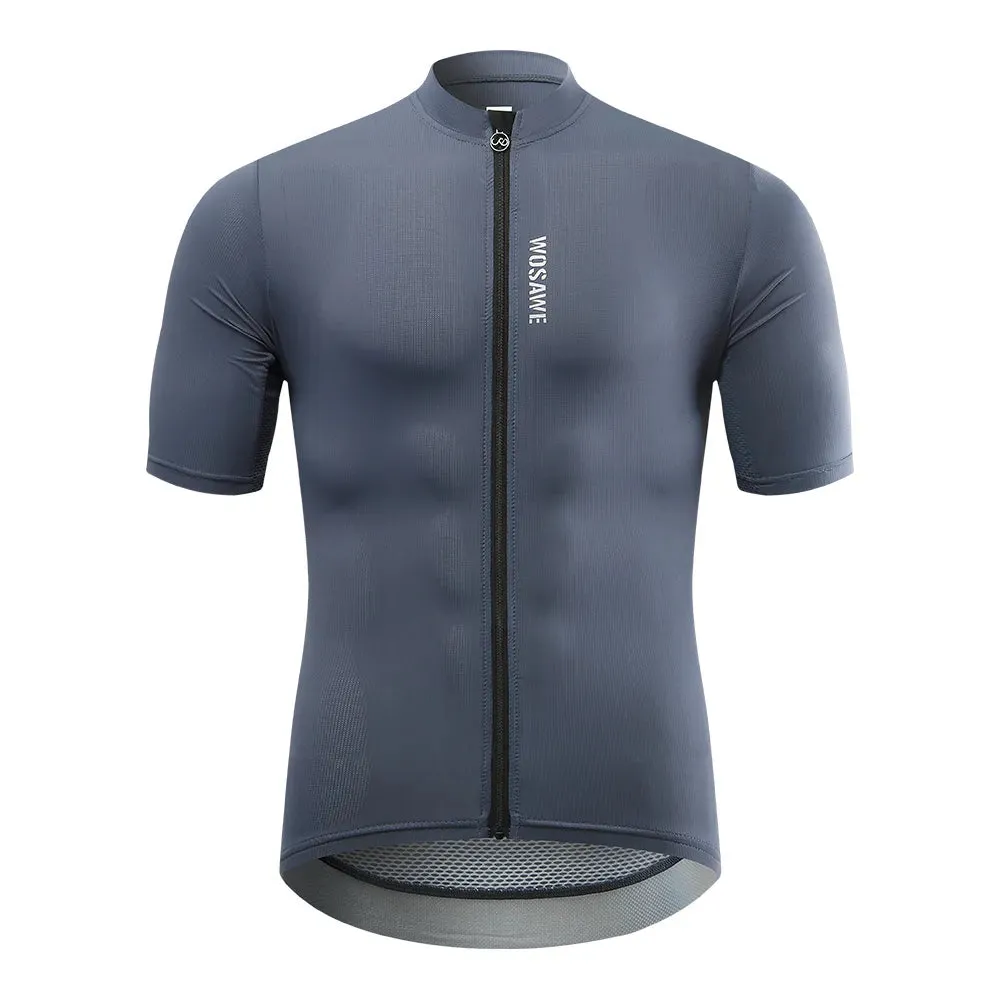 Men Cycling Jersey Short Sleeve Reflective Quick Dry MTB Biker Shirts Downhill Jersey Pro Team Mountain Bicycle Clothing