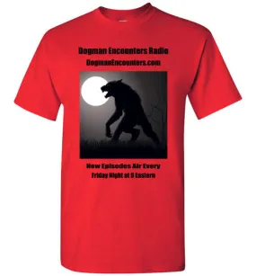 Men's Dogman Encounters Stalker Collection T-Shirt (black font)