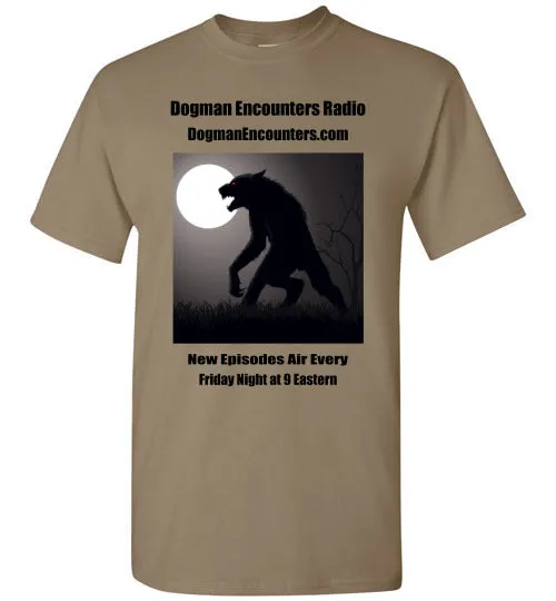 Men's Dogman Encounters Stalker Collection T-Shirt (black font)