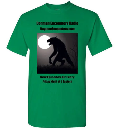 Men's Dogman Encounters Stalker Collection T-Shirt (black font)