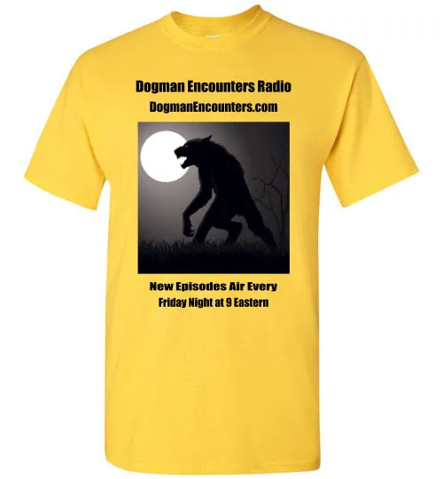 Men's Dogman Encounters Stalker Collection T-Shirt (black font)