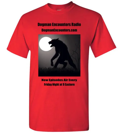Men's Dogman Encounters Stalker Collection T-Shirt (black font)