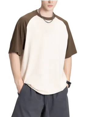 Men's Loose Fit Athletic T-Shirts Lightweight Short Tshirts Crew Neck Outdoor Workout Tops - Breton Top