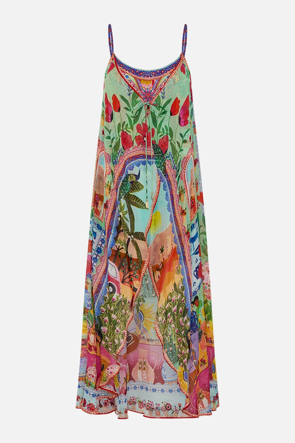 MINI DRESS WITH LONG OVERLAY QUEENS OF CREATION