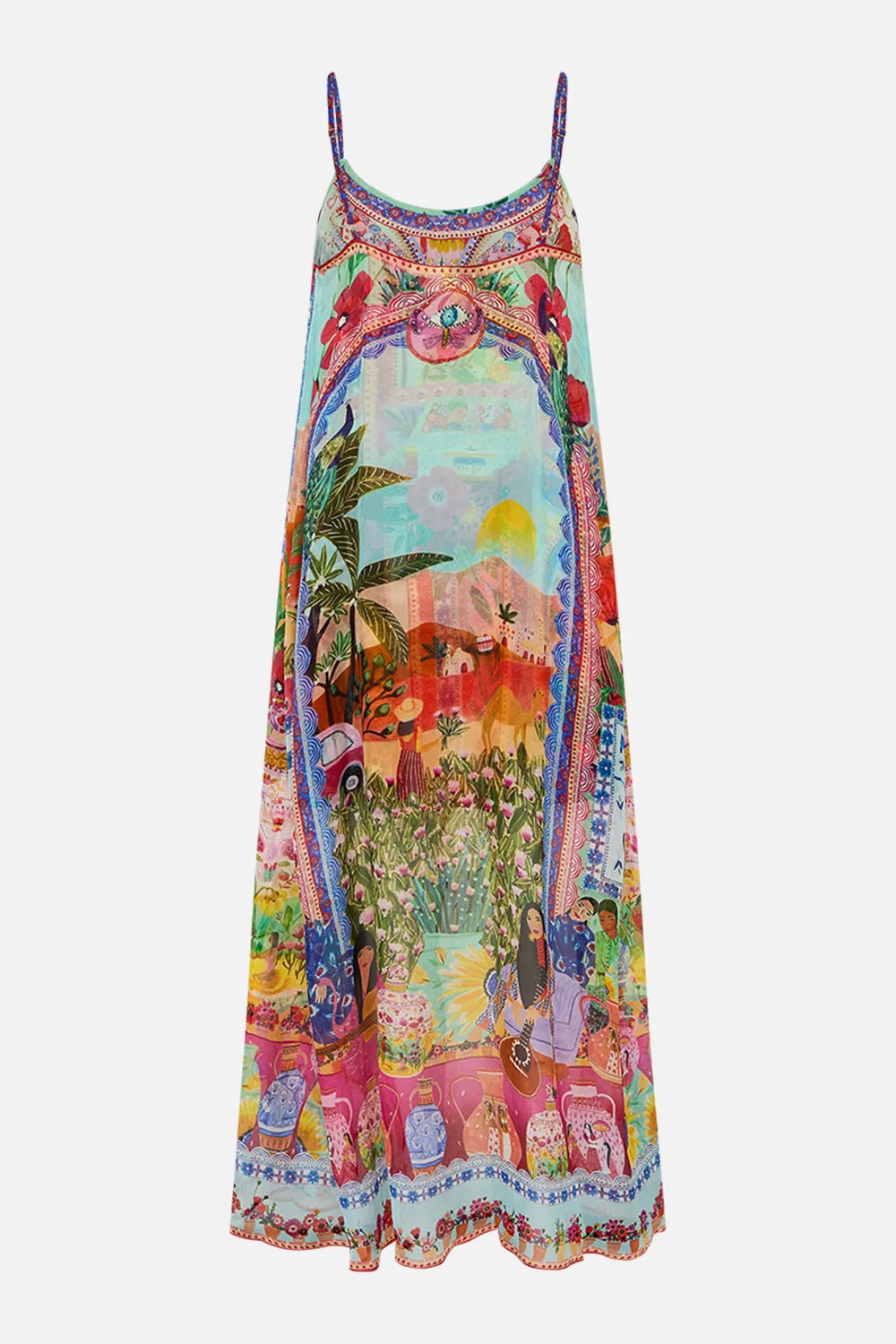 MINI DRESS WITH LONG OVERLAY QUEENS OF CREATION