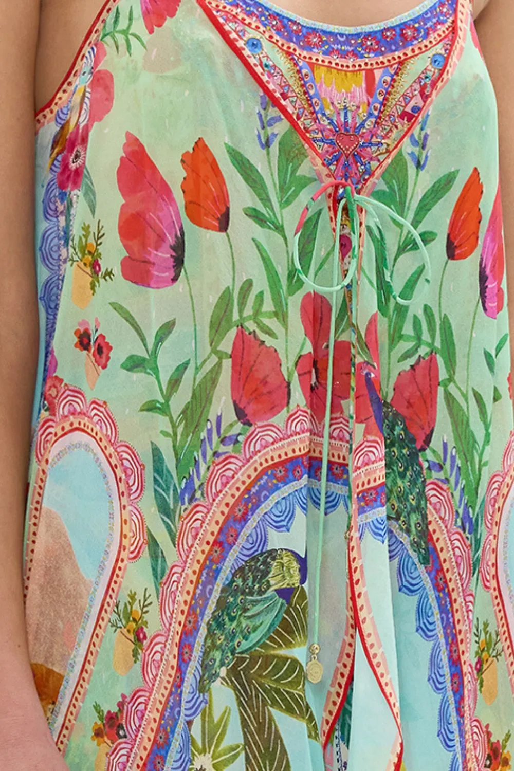 MINI DRESS WITH LONG OVERLAY QUEENS OF CREATION