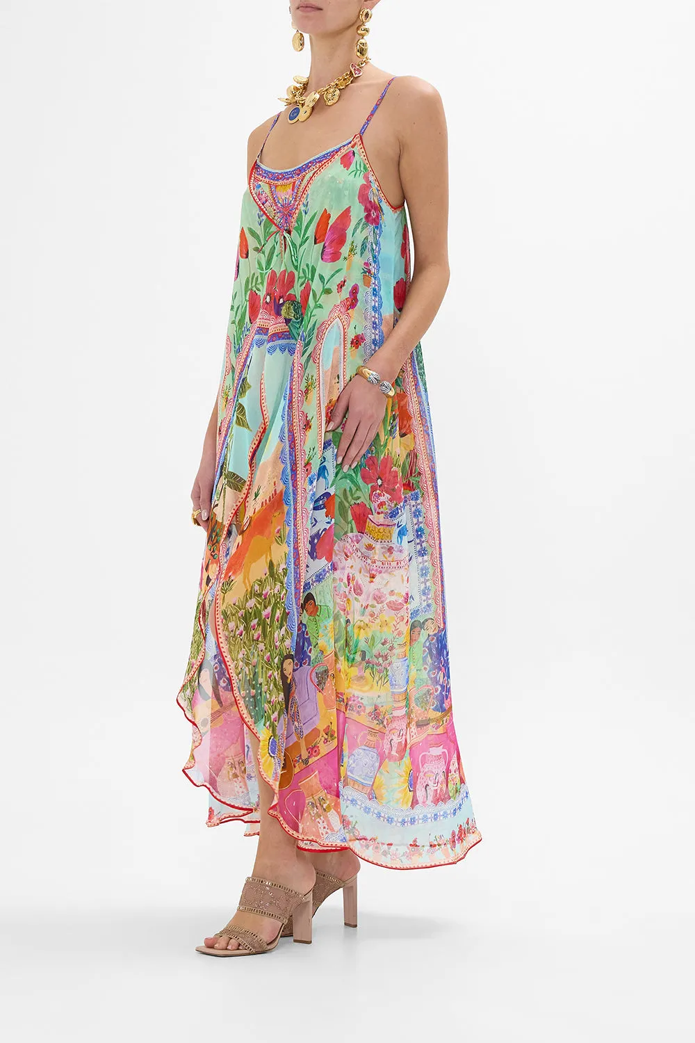 MINI DRESS WITH LONG OVERLAY QUEENS OF CREATION