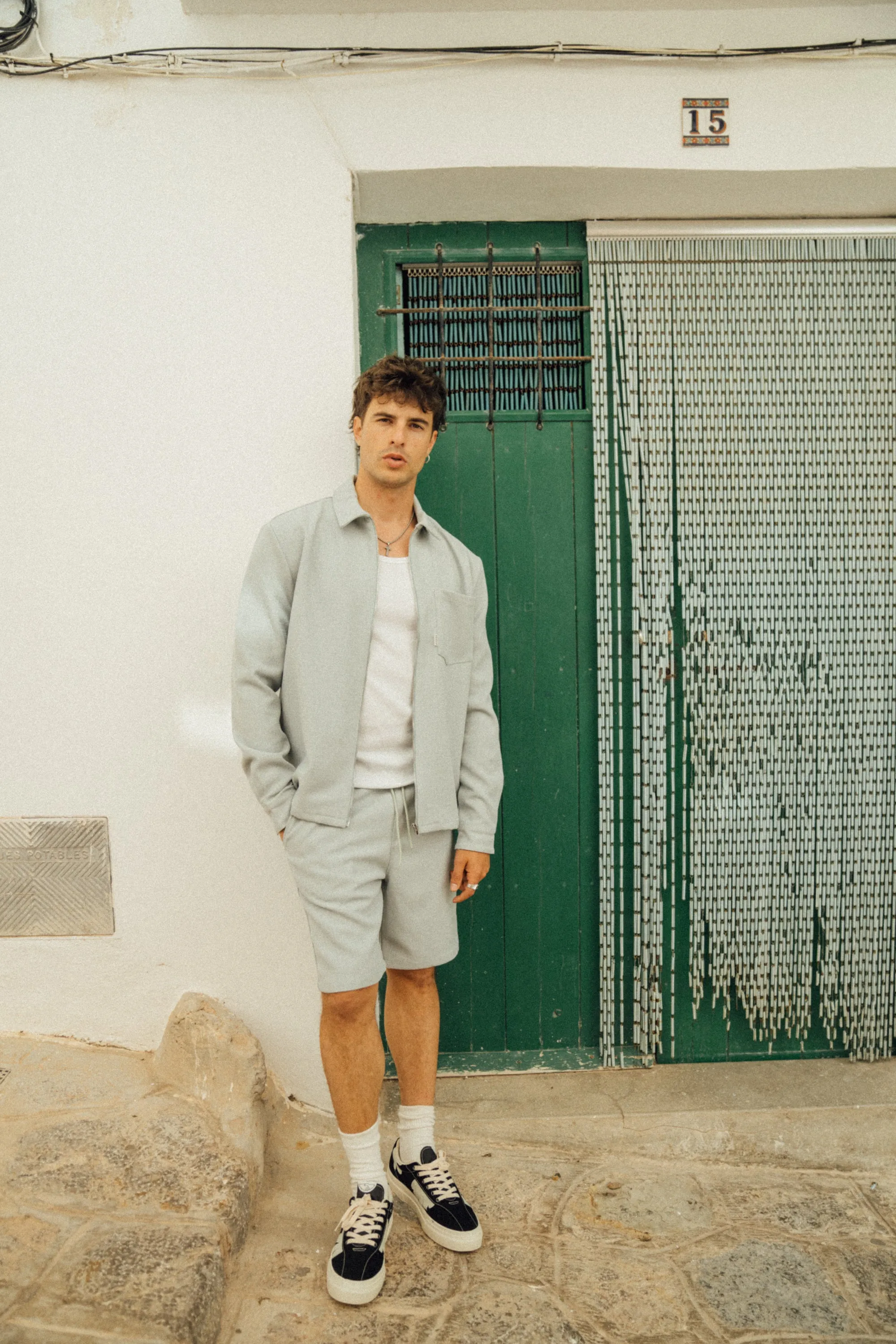 MINT TEXTURED HEAVY SHORTS
