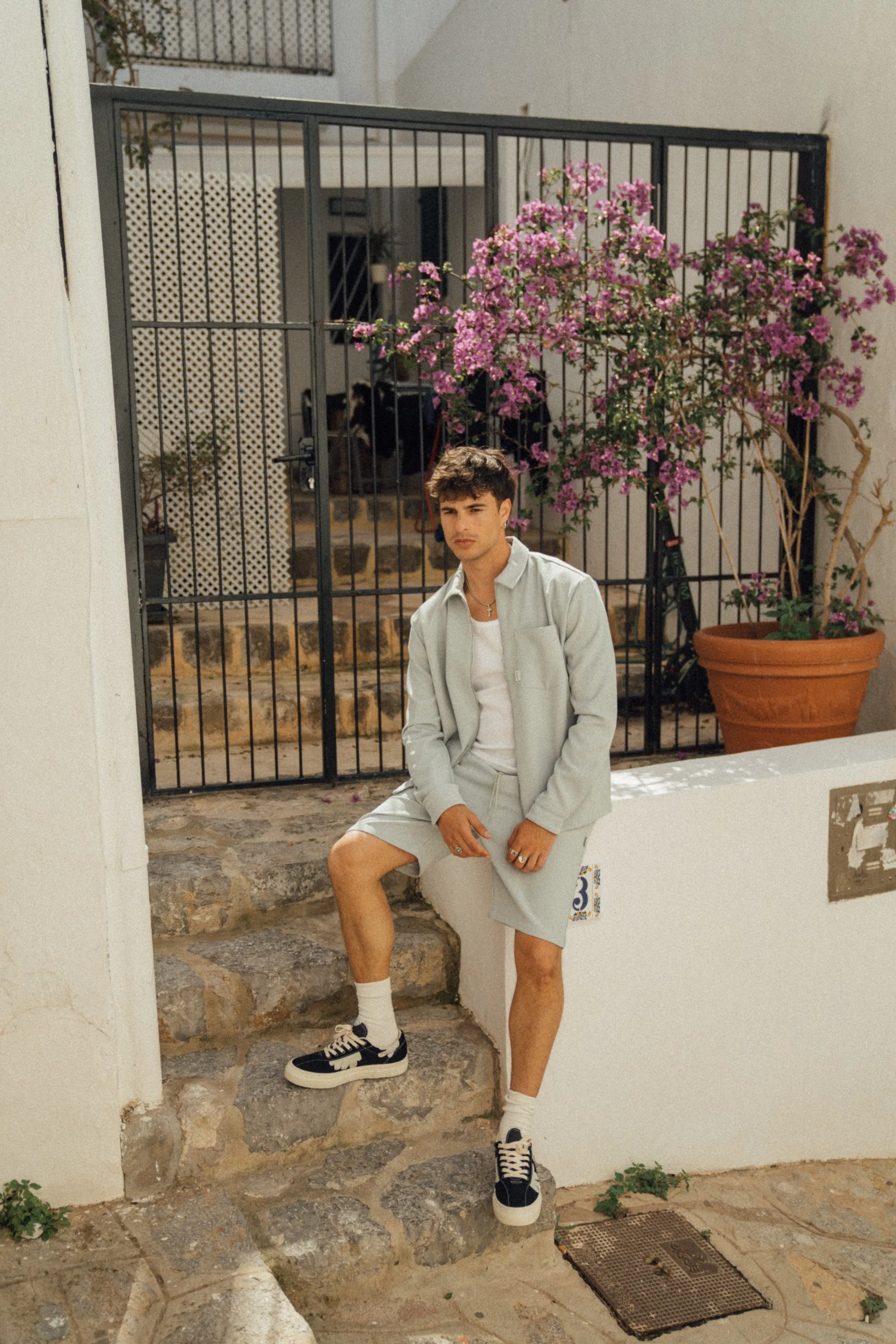 MINT TEXTURED HEAVY SHORTS
