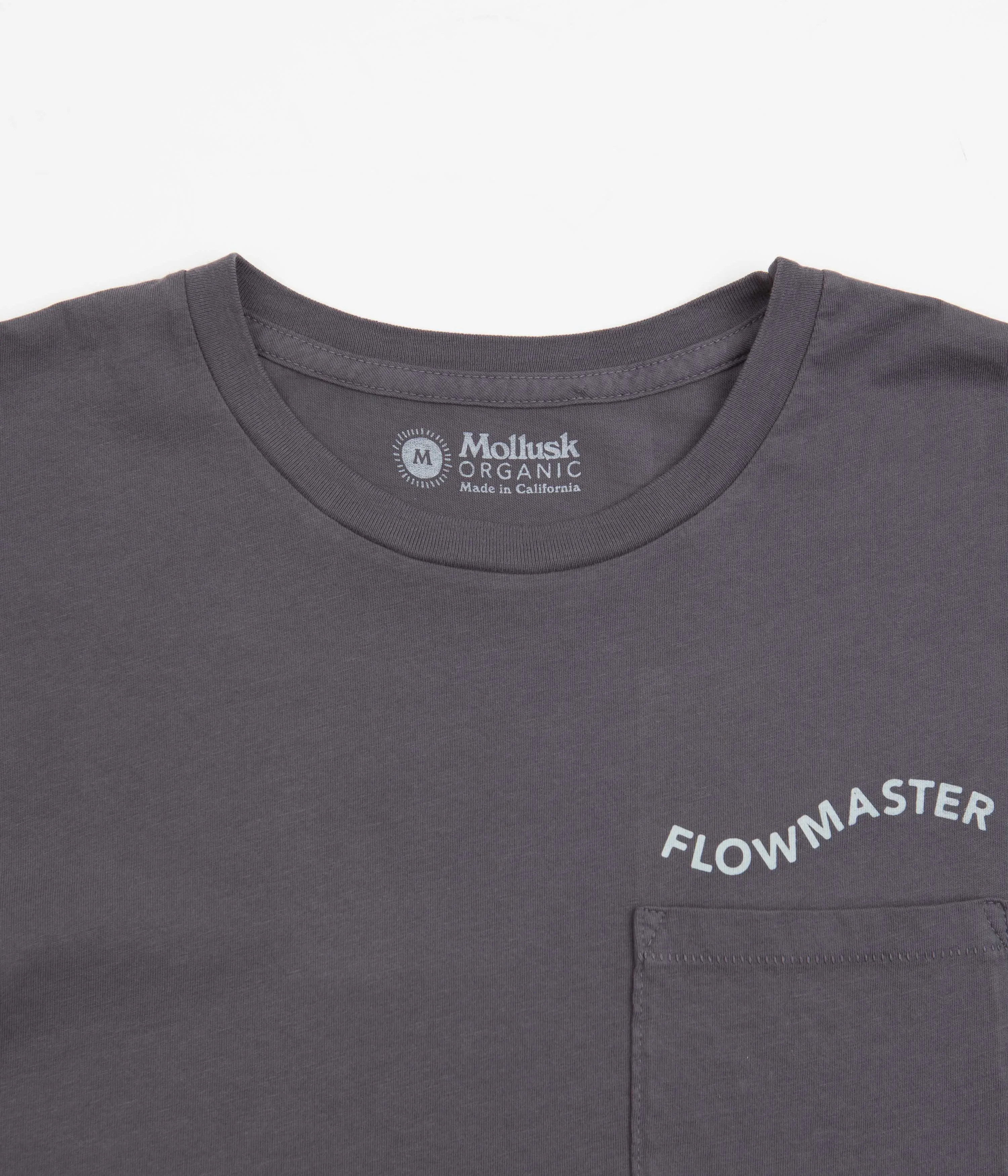 Mollusk Flowmaster T-Shirt - Faded Navy