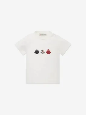 Moncler Enfant Baby Boys Logo T-Shirt in Ivory