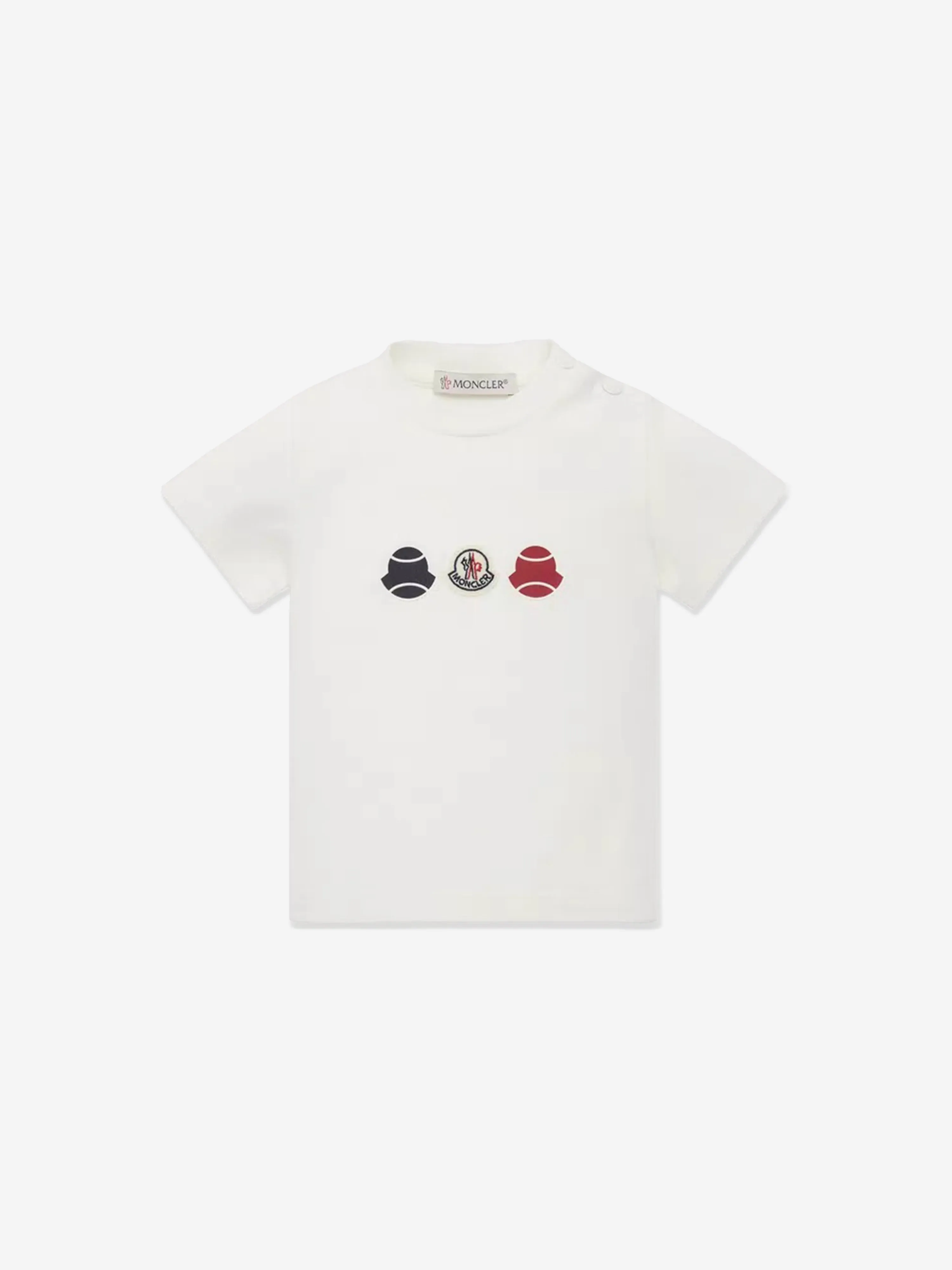 Moncler Enfant Baby Boys Logo T-Shirt in Ivory