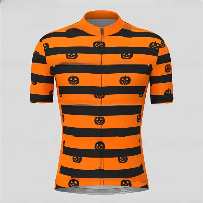 New  Pattern Summer Cycling Jerseys Men's Outdoor Mountain Bike Riding Clothes Short Sleeve Quick Drying Bicycle Shirts