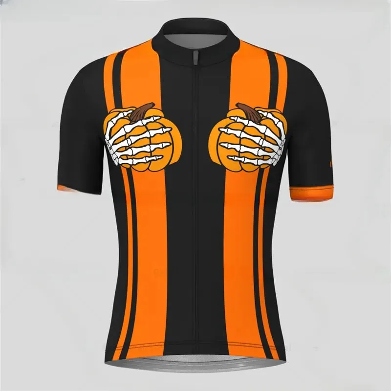 New  Pattern Summer Cycling Jerseys Men's Outdoor Mountain Bike Riding Clothes Short Sleeve Quick Drying Bicycle Shirts