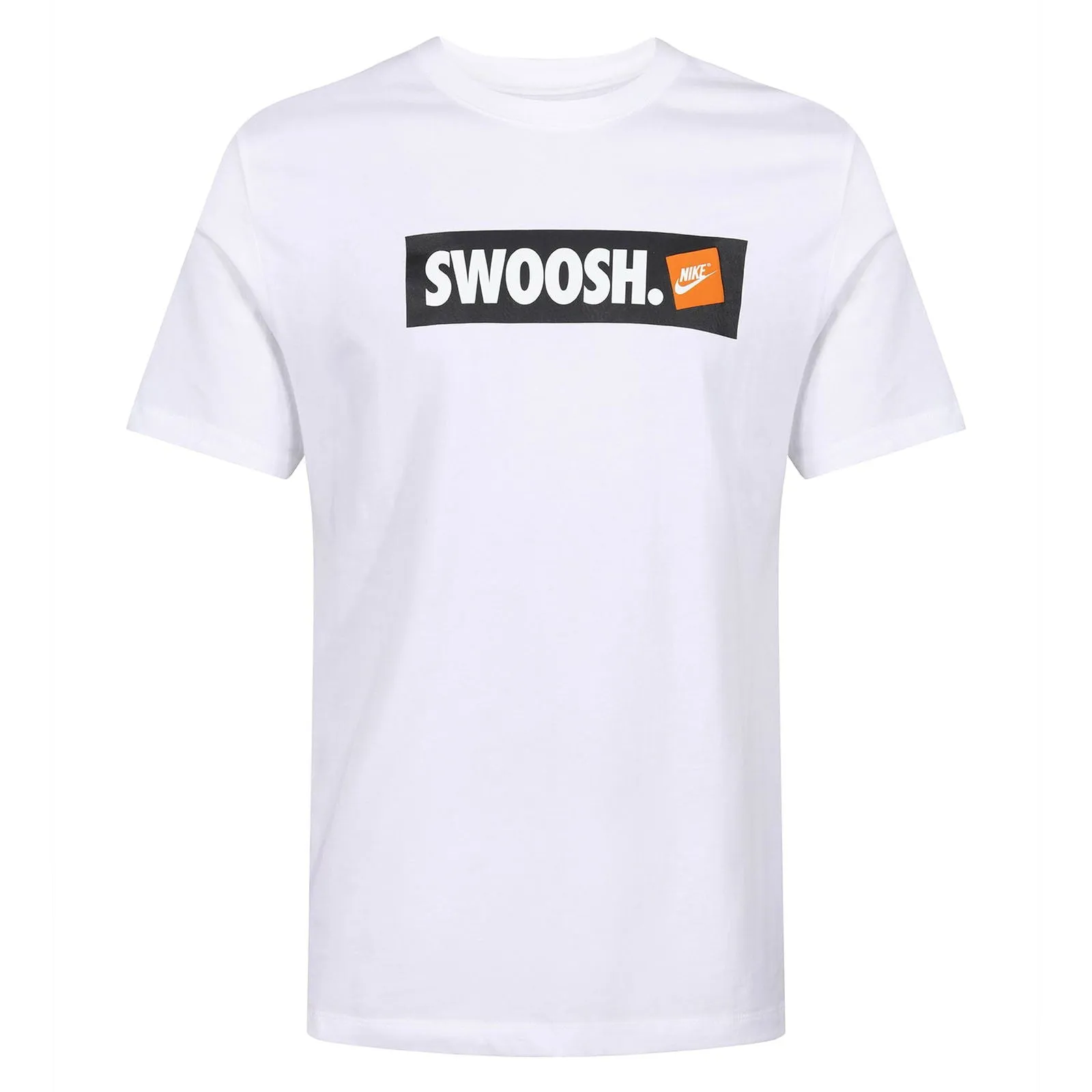 Nike Swoosh Box Logo Tee - White
