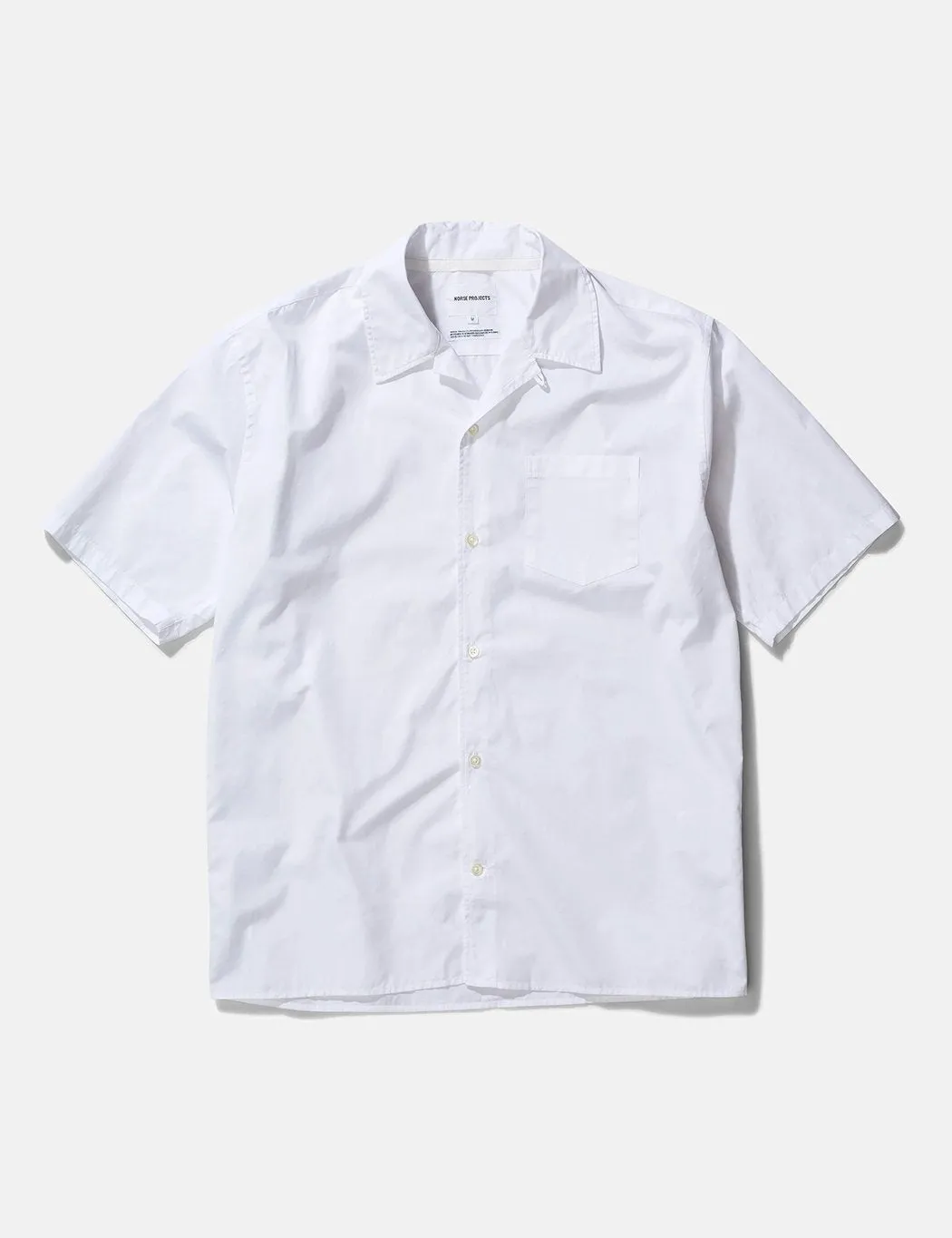Norse Projects Carsten Poplin Shirt - White