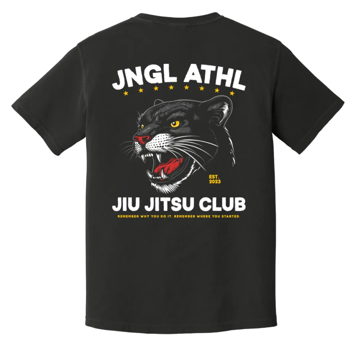 Panther Jiu Jitsu Club - Heavyweight T-Shirt