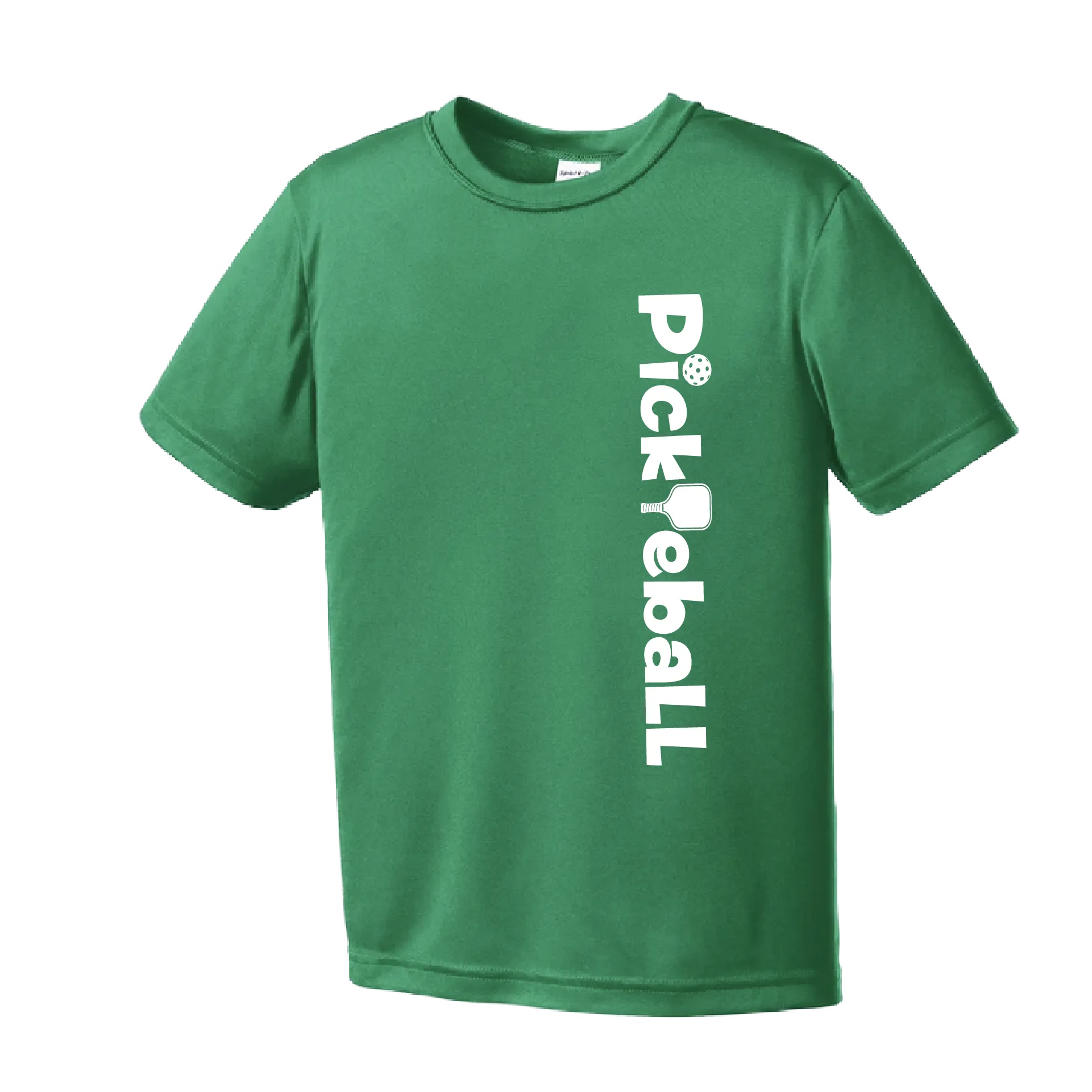 Pickleball Horizontal (Customizable) | Youth Short Sleeve Pickleball Shirts | 100% Polyester