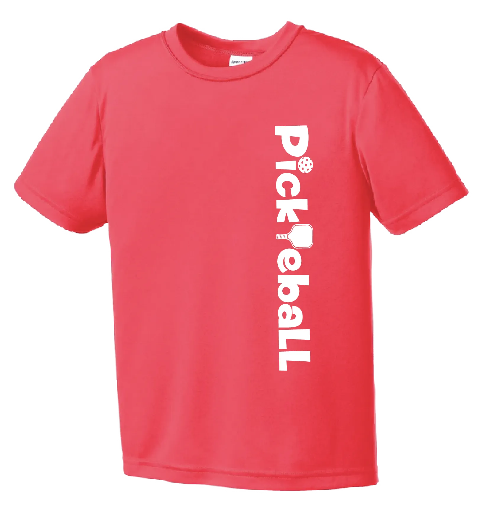 Pickleball Horizontal (Customizable) | Youth Short Sleeve Pickleball Shirts | 100% Polyester