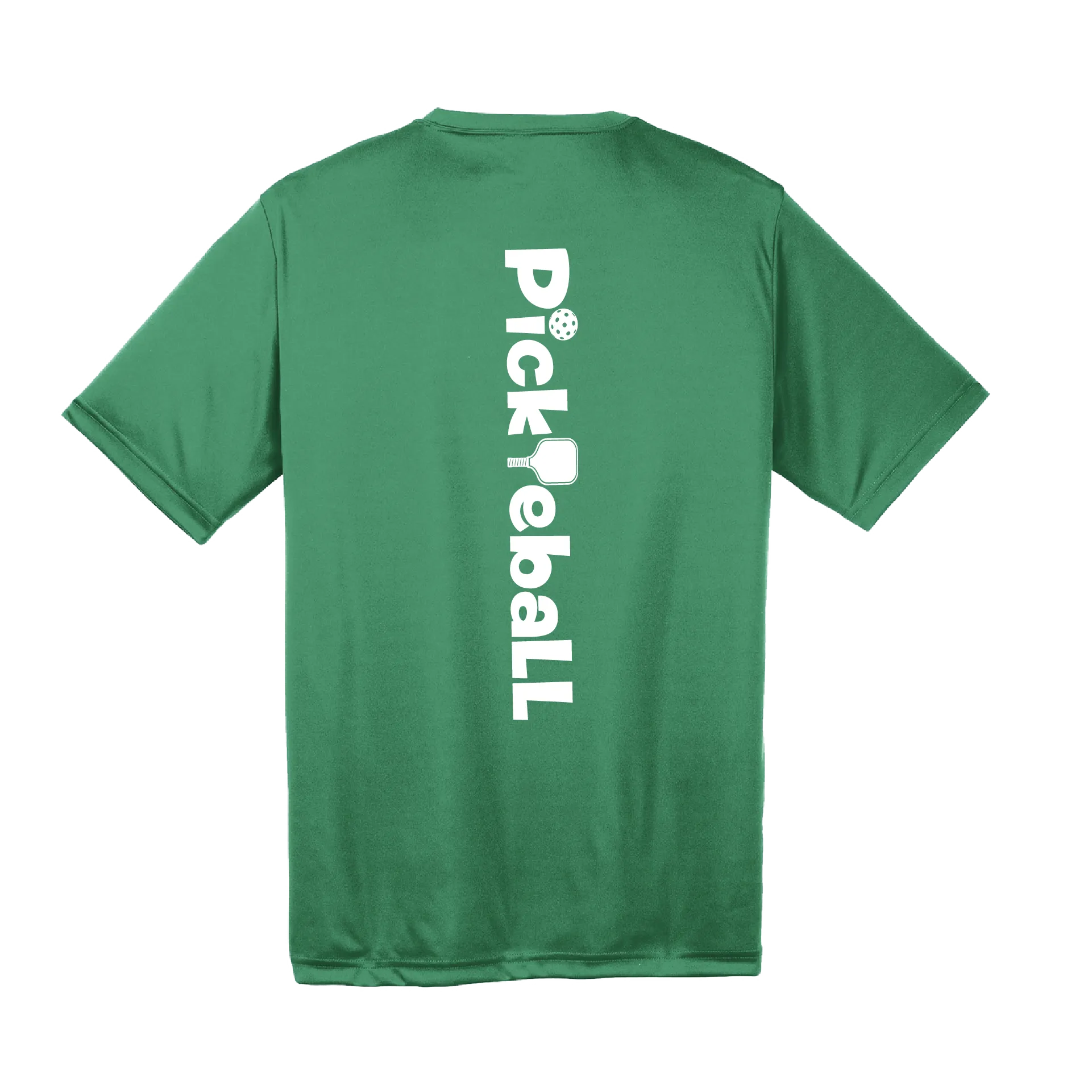 Pickleball Horizontal (Customizable) | Youth Short Sleeve Pickleball Shirts | 100% Polyester
