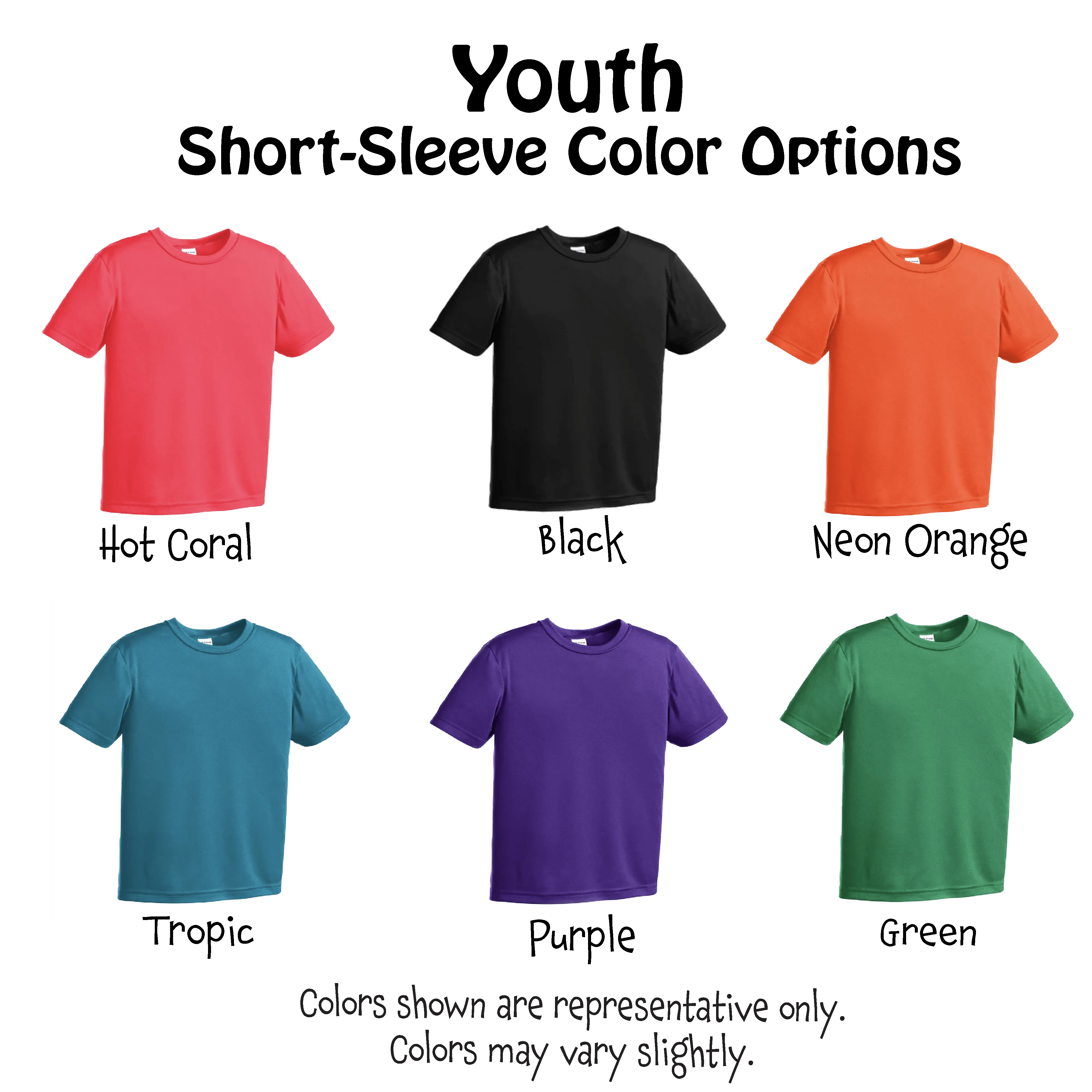 Pickleball Horizontal (Customizable) | Youth Short Sleeve Pickleball Shirts | 100% Polyester