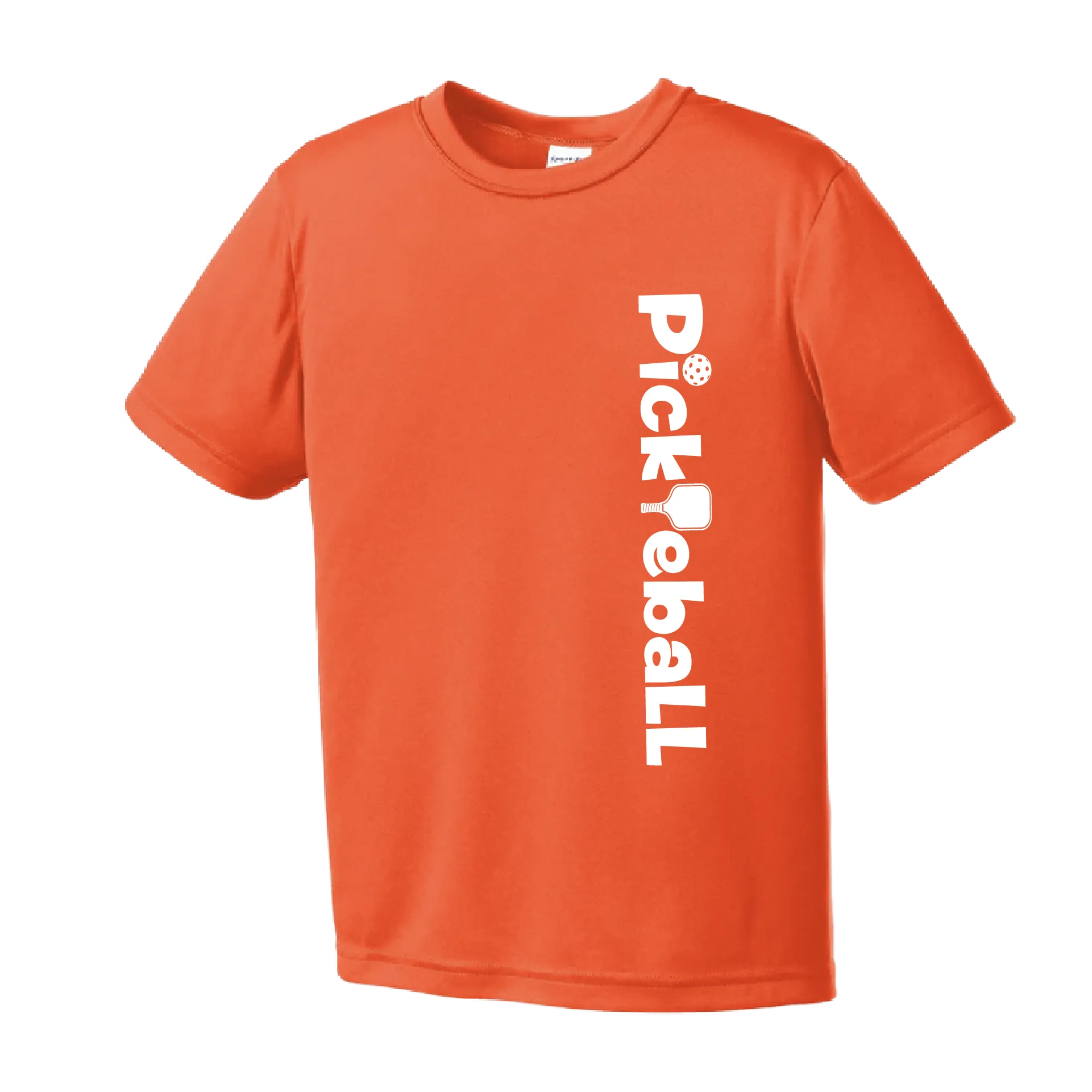 Pickleball Horizontal (Customizable) | Youth Short Sleeve Pickleball Shirts | 100% Polyester