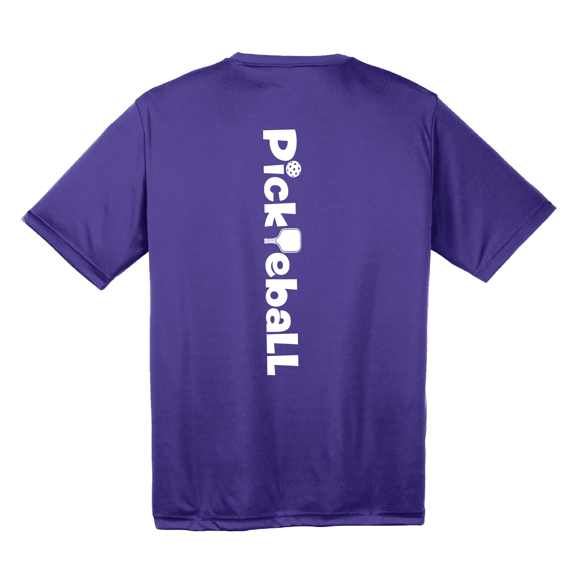 Pickleball Horizontal (Customizable) | Youth Short Sleeve Pickleball Shirts | 100% Polyester