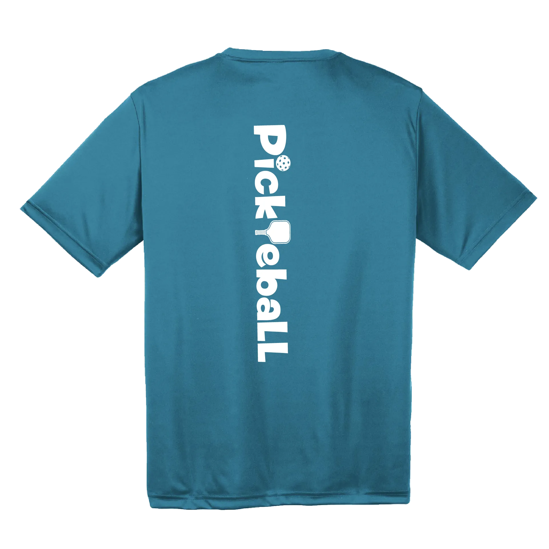 Pickleball Horizontal (Customizable) | Youth Short Sleeve Pickleball Shirts | 100% Polyester