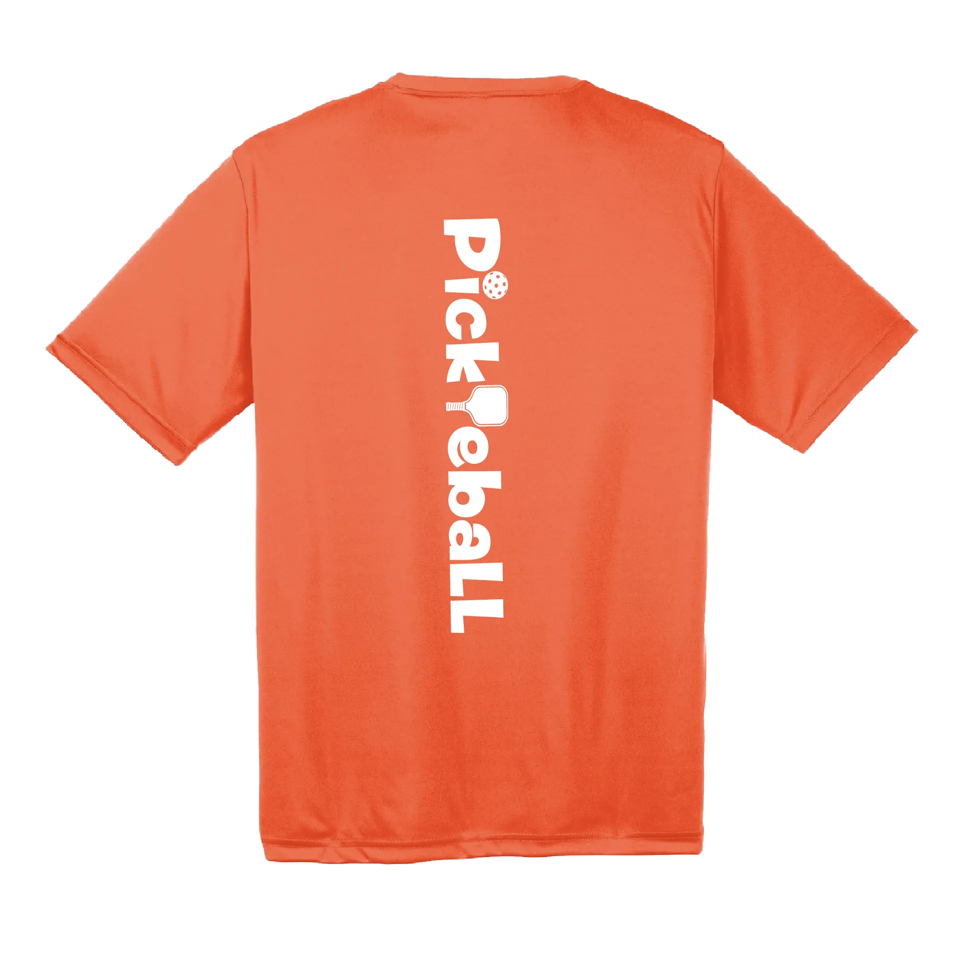 Pickleball Horizontal (Customizable) | Youth Short Sleeve Pickleball Shirts | 100% Polyester