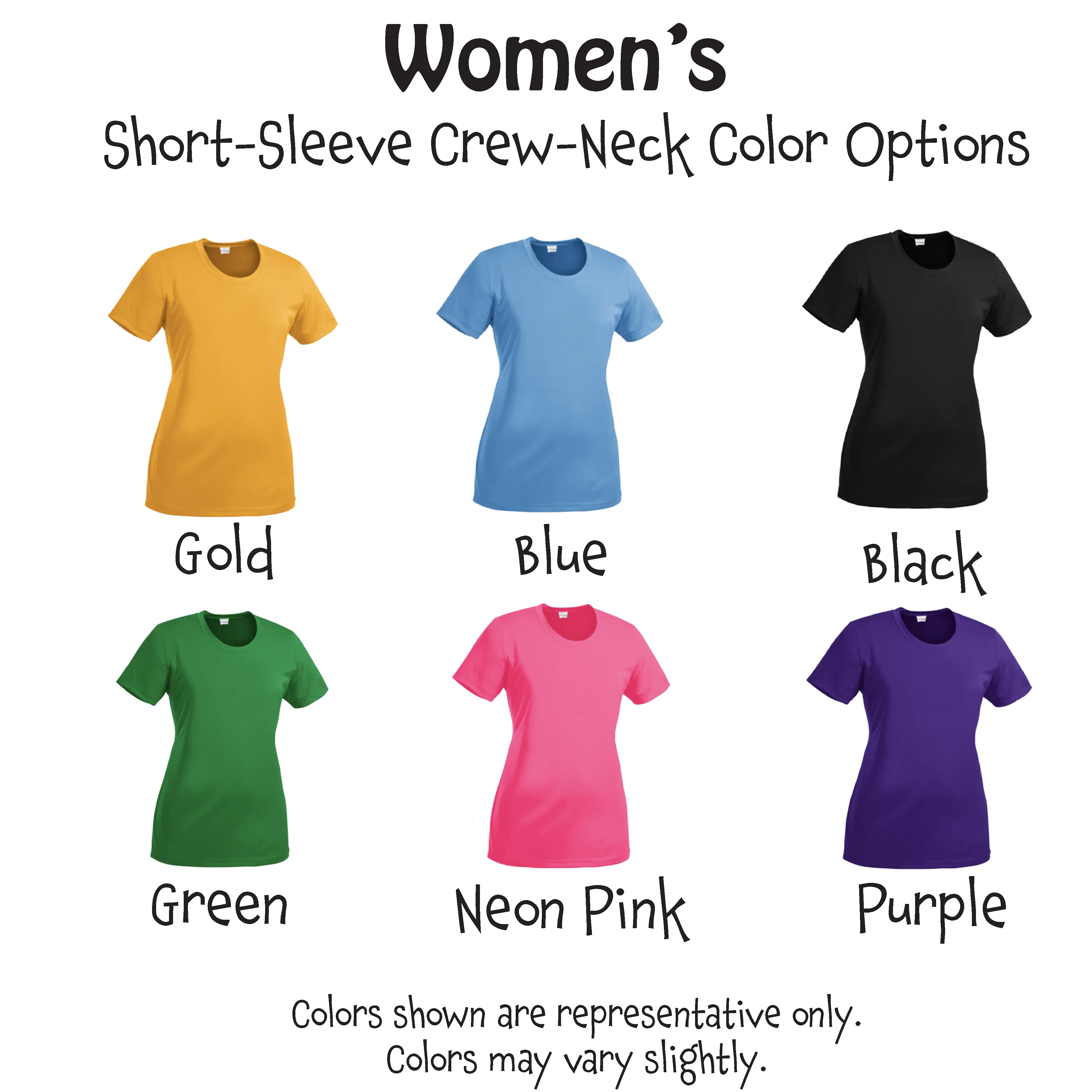 Pickleball Vibes | Women’s Short Sleeve Crewneck Pickleball Shirts | 100% Polyester