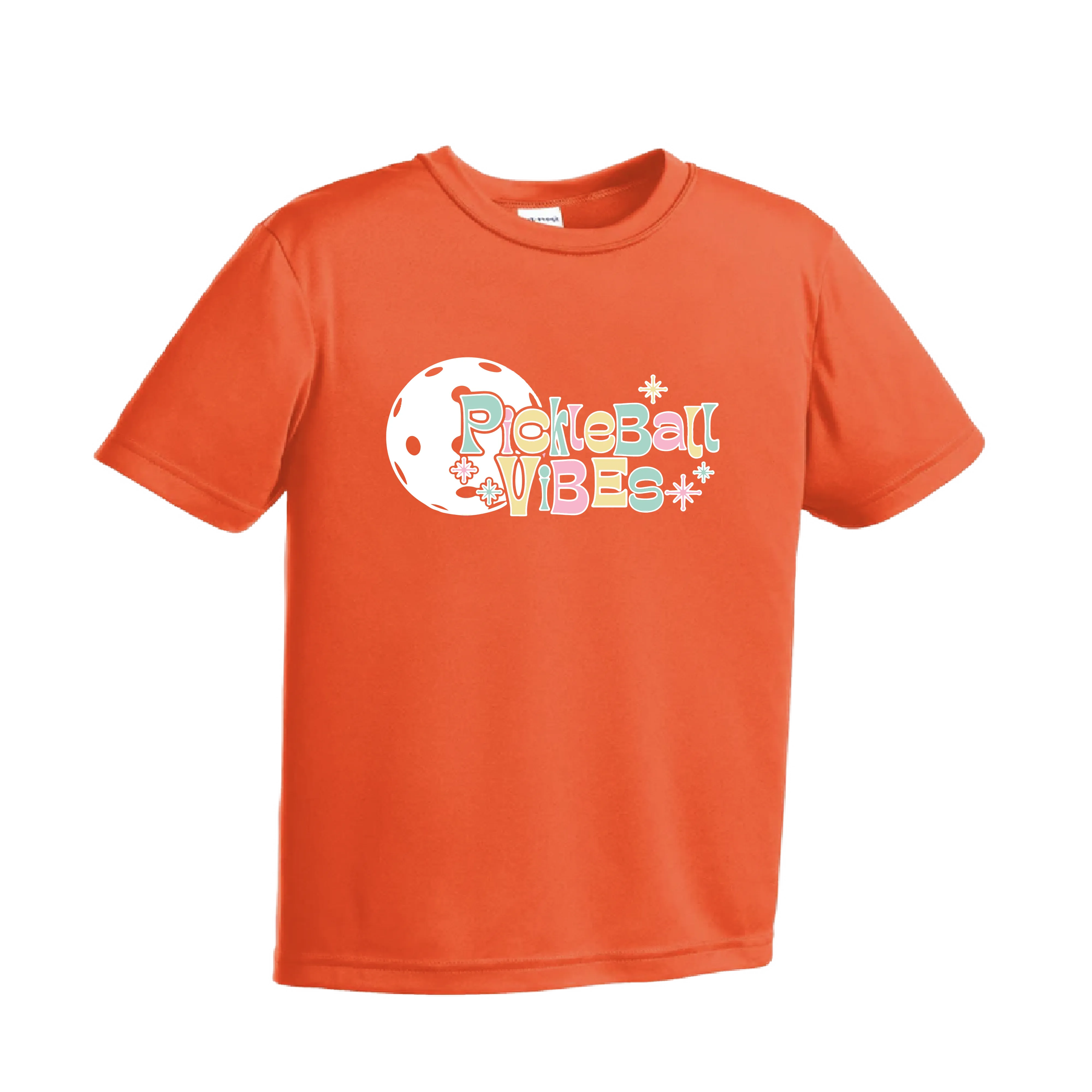 Pickleball Vibes | Youth Short Sleeve Pickleball Shirts | 100% Polyester