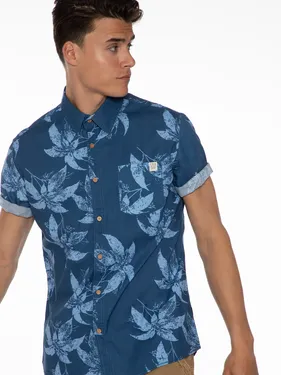 Protest EATON Men's Short Sleeve Shirt - Airforces
